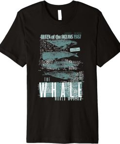 Beluga Whale Humpback Whale Killer Whale Vintage Art Graphic Premium T-Shirt